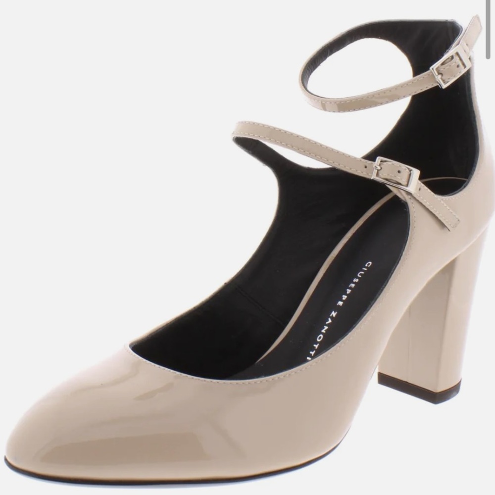 Giuseppe Zanotti Design - Bebe Womens Patent Leather Strappy Mary Jane Heels